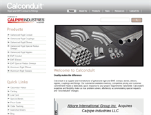 Tablet Screenshot of calconduit.com